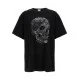 TRICOU ALEXANDER MCQUEEN , Skull Print, Negru - 776288QTAAH0520