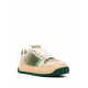 Sneakers GUCCI, GG Print, Screener, Multicolor Green Details, Beige - 777106AAC729554