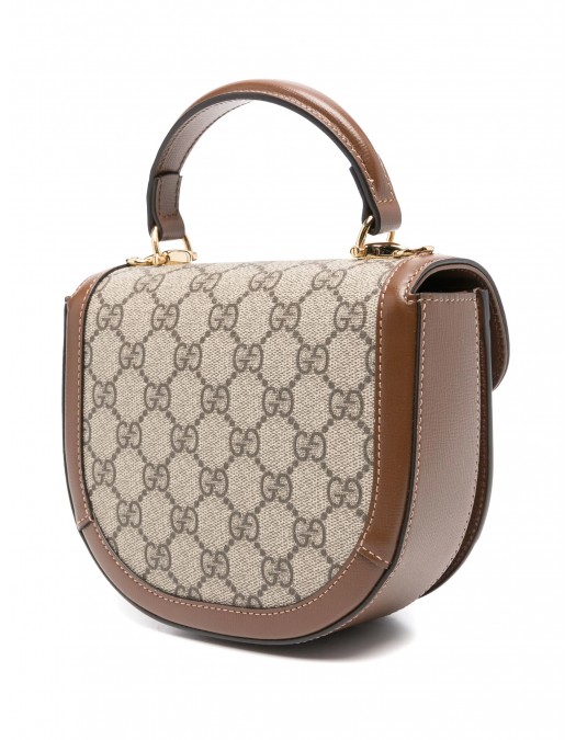 Geanta GUCCI, Cross Body, Mini, Horsebit 1955 Design, Beige - 78138792TCG8563