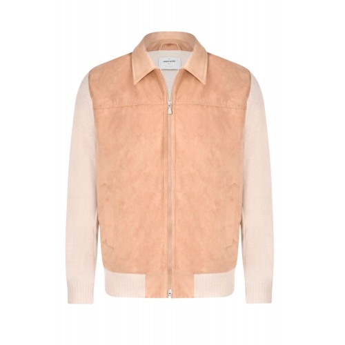 JACHETA GRAN SASSO, ALCANTARA, Clasic Style, Beige JACHETA GRAN SASSO, ALCANTARA, Clasic Style, Beige
