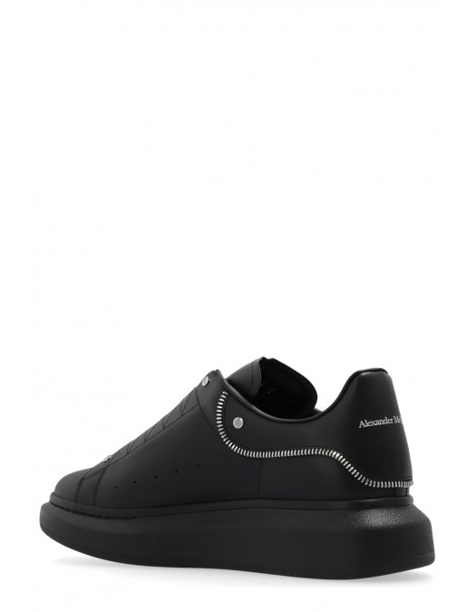 Sneakers ALEXANDER MCQUEEN, Low Top, Full Black, Zipper Insert - 782462WIEE11081