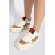 Sneakers GUCCI, Monogram Print, Green Details, White - 785452AADHW9573 Sneakers GUCCI, Monogram Print, Green Details, White - 785452AADHW9573