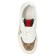 Sneakers GUCCI, Monogram Print, Green Details, White - 785452AADHW9573 Sneakers GUCCI, Monogram Print, Green Details, White - 785452AADHW9573