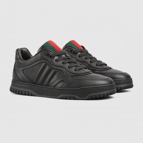 Sneakers GUCCI, Re-Web,Smooth Leather, Black Sneakers GUCCI, Re-Web,Smooth Leather, Black