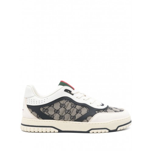 Sneakers GUCCI, Re-Web Panelled, Beige and Bleumarin Sneakers GUCCI, Re-Web Panelled, Beige and Bleumarin