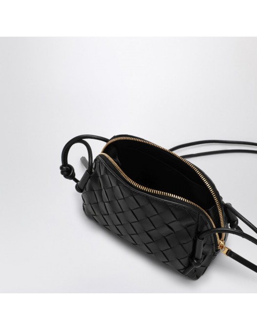 Geanta BOTTEGA VENETA, Clutch, Small, Concert Plaited Design, Black - 794258VCPP18425