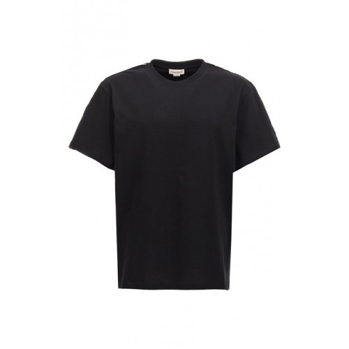 TRICOU ALEXANDER MCQUEEN , Insertie maneci, Negru, 794636QXAAN0548 TRICOU ALEXANDER MCQUEEN , Insertie maneci, Negru, 794636QXAAN0548