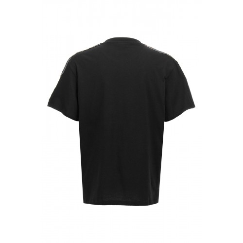 TRICOU ALEXANDER MCQUEEN , Insertie maneci, Negru, 794636QXAAN0548 TRICOU ALEXANDER MCQUEEN , Insertie maneci, Negru, 794636QXAAN0548