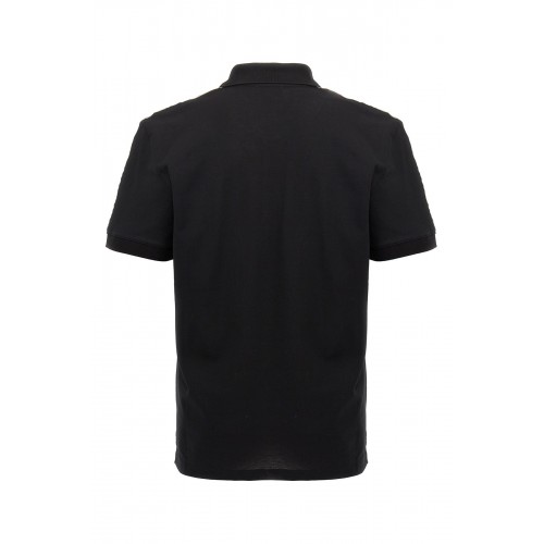 Tricou Alexander Mcqueen, Polo, Full Black, Insertie Benzi Tricou Alexander Mcqueen, Polo, Full Black, Insertie Benzi