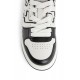 Sneakers Fendi, Match Leather Low-Top, Fine Details, Black and White -