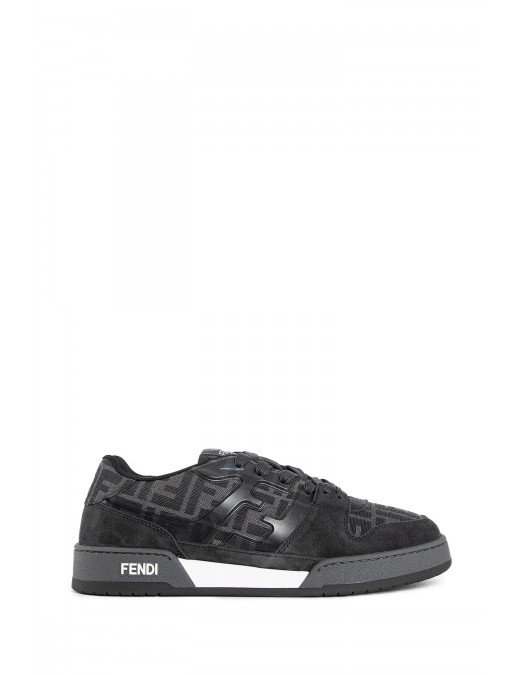 Sneakers FENDI, Match, Monogram Print, Black - 7E1688AQ6IF1R71