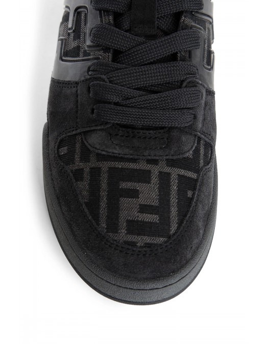 Sneakers FENDI, Match, Monogram Print, Black - 7E1688AQ6IF1R71