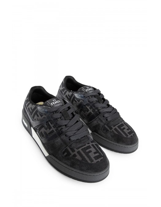 Sneakers FENDI, Match, Monogram Print, Black - 7E1688AQ6IF1R71