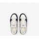 Sneakers FENDI, Match Trainers, White leather and blue suede low-tops - 7E1688AWCSF1V8K