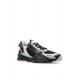 Sneakers FENDI, Flow Design, Metalic Grey Details, Black - 7E1689AOS0F1PXV