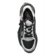 Sneakers FENDI, Flow Design, Metalic Grey Details, Black - 7E1689AOS0F1PXV