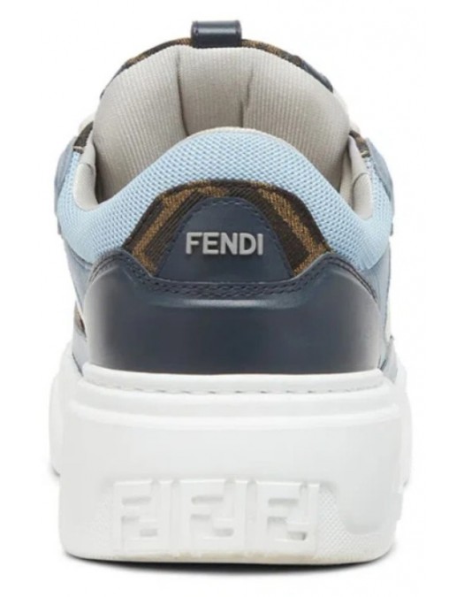 SNEAKERS FENDI, Force Low-cut Casual Shoes In White - 7E1728AU20F1RSS