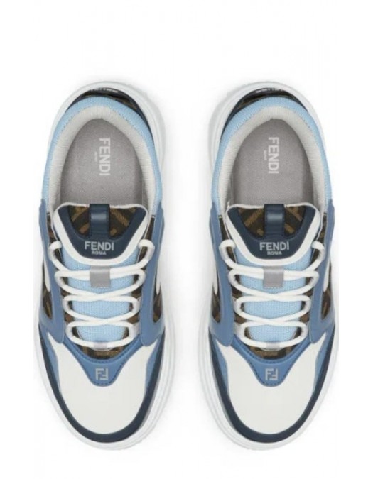 SNEAKERS FENDI, Force Low-cut Casual Shoes In White - 7E1728AU20F1RSS