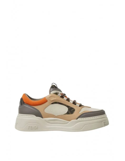 Sneakers FENDI Force Sneaker Argila Latte Orange low tops - 7E1728AU20F1V86