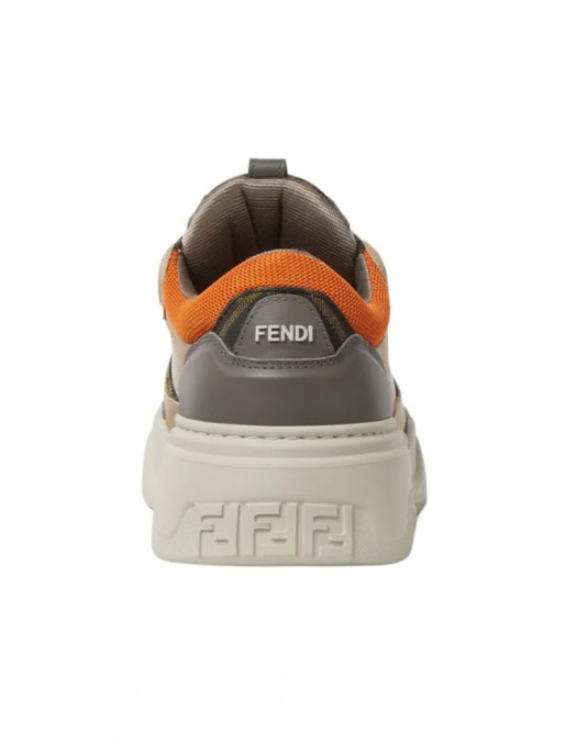Sneakers FENDI Force Sneaker Argila Latte Orange low tops - 7E1728AU20F1V86