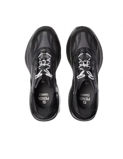 Sneakers FENDI, Fendi F-Light Lace-Up, Black - 7E1846AYFPF08M49