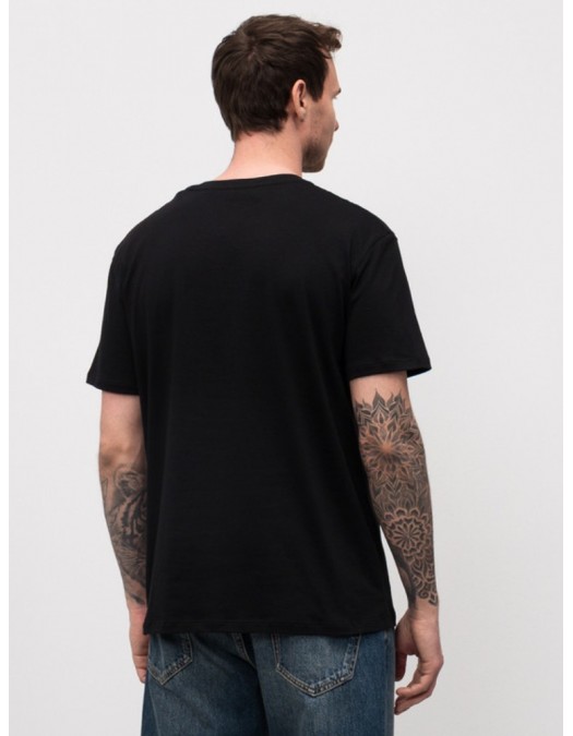 Tricou Valentino, with VLogo Patch, Regular Fit - 7V3MG10VAQ80NO Tricou Valentino, with VLogo Patch, Regular Fit - 7V3MG10VAQ80NO