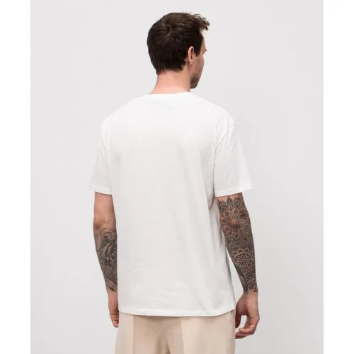 Tricou Valentino, with VLogo Patch, White,Regular Fit