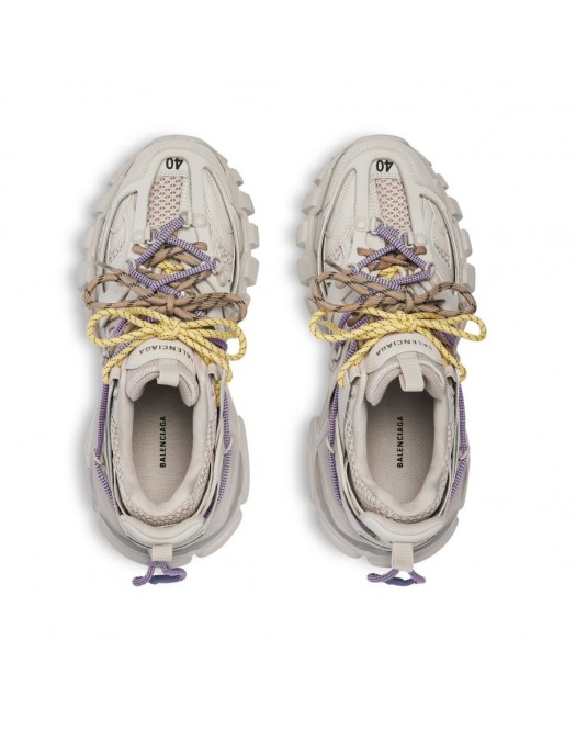Sneakers BALENCIAGA, Women's Track Trail Laces Sneaker in Taupe/yellow/purple/brown/black - 800590WTRHK9751