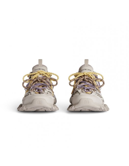 Sneakers BALENCIAGA, Women's Track Trail Laces Sneaker in Taupe/yellow/purple/brown/black - 800590WTRHK9751