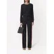 Pulover BURBERRY, Cashmere, Stripe Neckline, Black - 8048428X Pulover BURBERRY, Cashmere, Stripe Neckline, Black - 8048428X