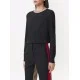 Pulover BURBERRY, Cashmere, Stripe Neckline, Black - 8048428X Pulover BURBERRY, Cashmere, Stripe Neckline, Black - 8048428X