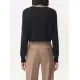 Pulover BURBERRY, Cashmere, Stripe Neckline, Black - 8048428X Pulover BURBERRY, Cashmere, Stripe Neckline, Black - 8048428X