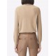 Pulover BURBERRY, Cashmere, Stripe Neckline, Beige - 8048429X