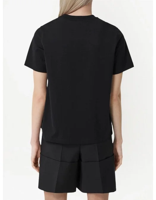 Tricou BURBERRY, Whtie Logo Print, Black - 8055251X Tricou BURBERRY, Whtie Logo Print, Black - 8055251X