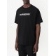 Tricou BURBERRY, Logo Insert, Oversized, Black - 8055307X