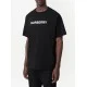 Tricou BURBERRY, Logo Insert, Oversized, Black - 8055307X