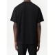 Tricou BURBERRY, Logo Insert, Oversized, Black - 8055307X