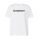 Tricou BURBERRY, Whtie Logo Print, White - 8056724X