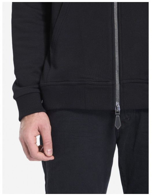 HANORAC BURBERRY, Check Detailed Zipped Drawstring Hoodie - 8060705A1189
