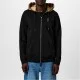 JACHETA BURBERRY, BBY Print, Check Hood, Zip Hoodie, Black - 8060705X JACHETA BURBERRY, BBY Print, Check Hood, Zip Hoodie, Black - 8060705X
