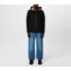 JACHETA BURBERRY, BBY Print, Check Hood, Zip Hoodie, Black - 8060705X JACHETA BURBERRY, BBY Print, Check Hood, Zip Hoodie, Black - 8060705X