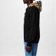 JACHETA BURBERRY, BBY Print, Check Hood, Zip Hoodie, Black - 8060705X JACHETA BURBERRY, BBY Print, Check Hood, Zip Hoodie, Black - 8060705X