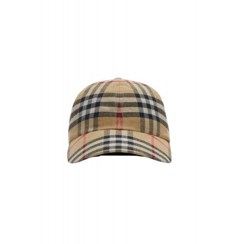Sapca BURBERRY, Baseball Design, Pattern Insert, Brown Sapca BURBERRY, Baseball Design, Pattern Insert, Brown