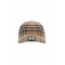 Sapca BURBERRY, Baseball Design, Pattern Insert, Brown
