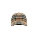 Sapca BURBERRY, Baseball Design, Pattern Insert, Brown - 8075641X
