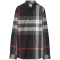 Camasa BURBERRY, Squares Designed, Multicolor Pattern Insert, Black