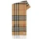 Easrfa BURBERRY, Cashmere, Classic Print, Brown - 8076576X