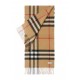 Easrfa BURBERRY, Cashmere, Classic Print, Brown - 8076576X