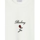 Tricou BURBERRY, Rose Insert, White - 8083647X