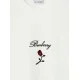 Tricou BURBERRY, Rose Insert, White - 8083647X Tricou BURBERRY, Rose Insert, White - 8083647X
